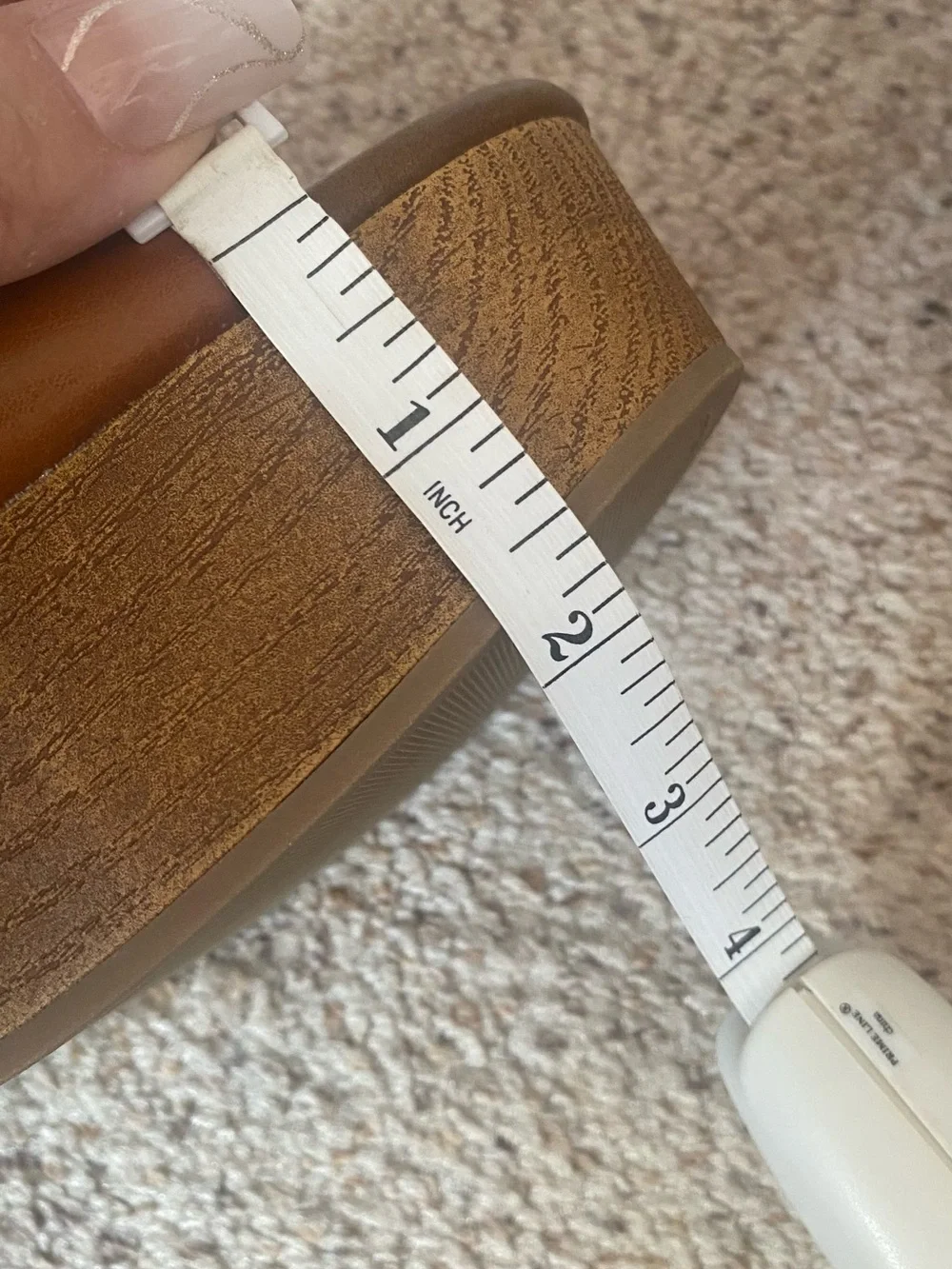 Brand new platform wedge brown sandals size 9